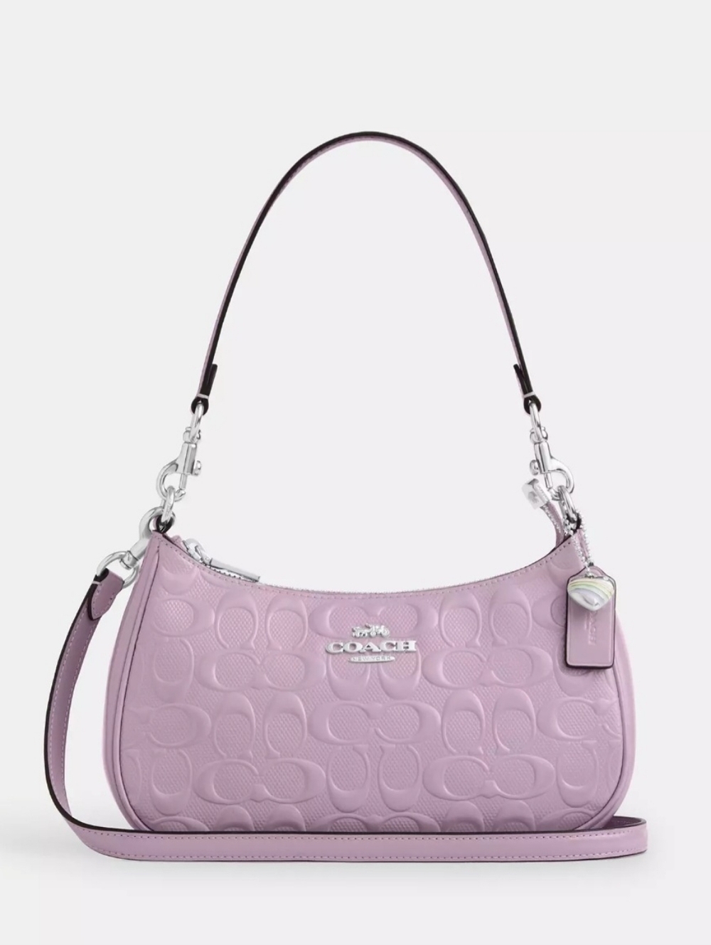 Coach Teri Embossed Signature Shoulder Bag